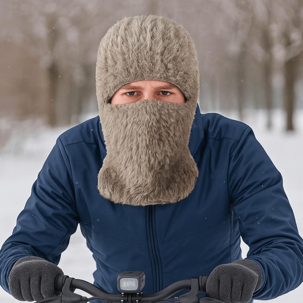 Neck Warmer Full Face Pullover Cap Thickened Ski Knitted Mask Casual Winter Balaclavas Cap Outdoor