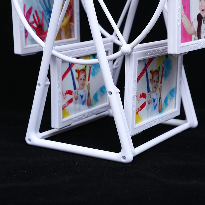 5-inch Creative Children's Ferris Wheel Photo Frame - Studio Crystal Plastic for Table or Wall