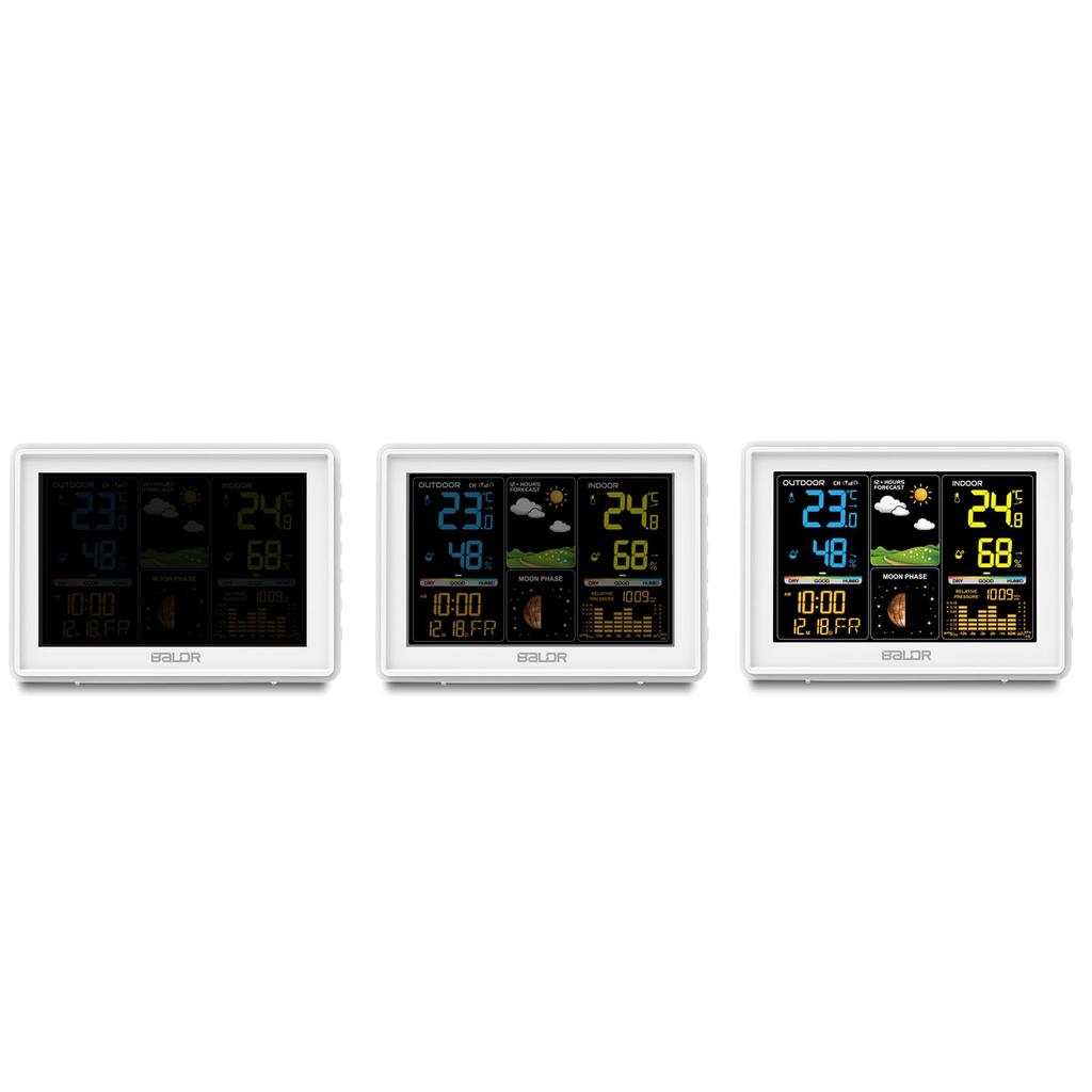 Weather Station With Display Bd-907 White