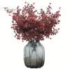 Artificial Silk Flowers for Home Decor Realistic Autumn Decoration, Floral Orange Plants Halloween Decoration Branches Table Centerpiece And
