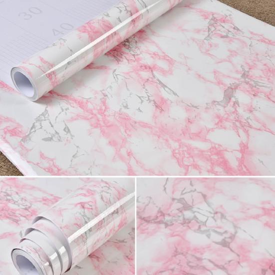 1 Roll Wall Decor Waterproof Self Adhesive PVC Decorative Vinyl Film Marble