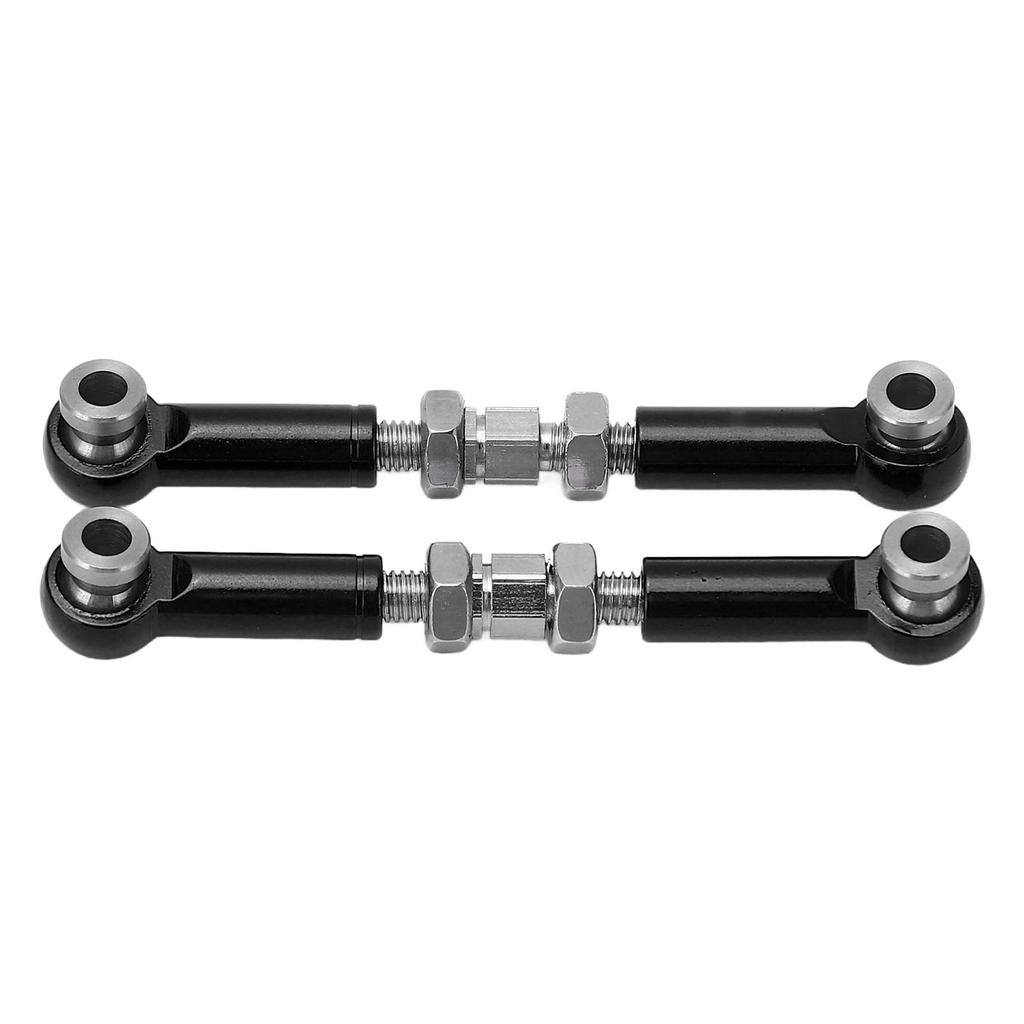 2PCS RC Steering Link Rod Servo Pull Linkage Arm Aluminium Alloy RC Car Parts For MJX 14210 14209 16208 16209 1/14 Red