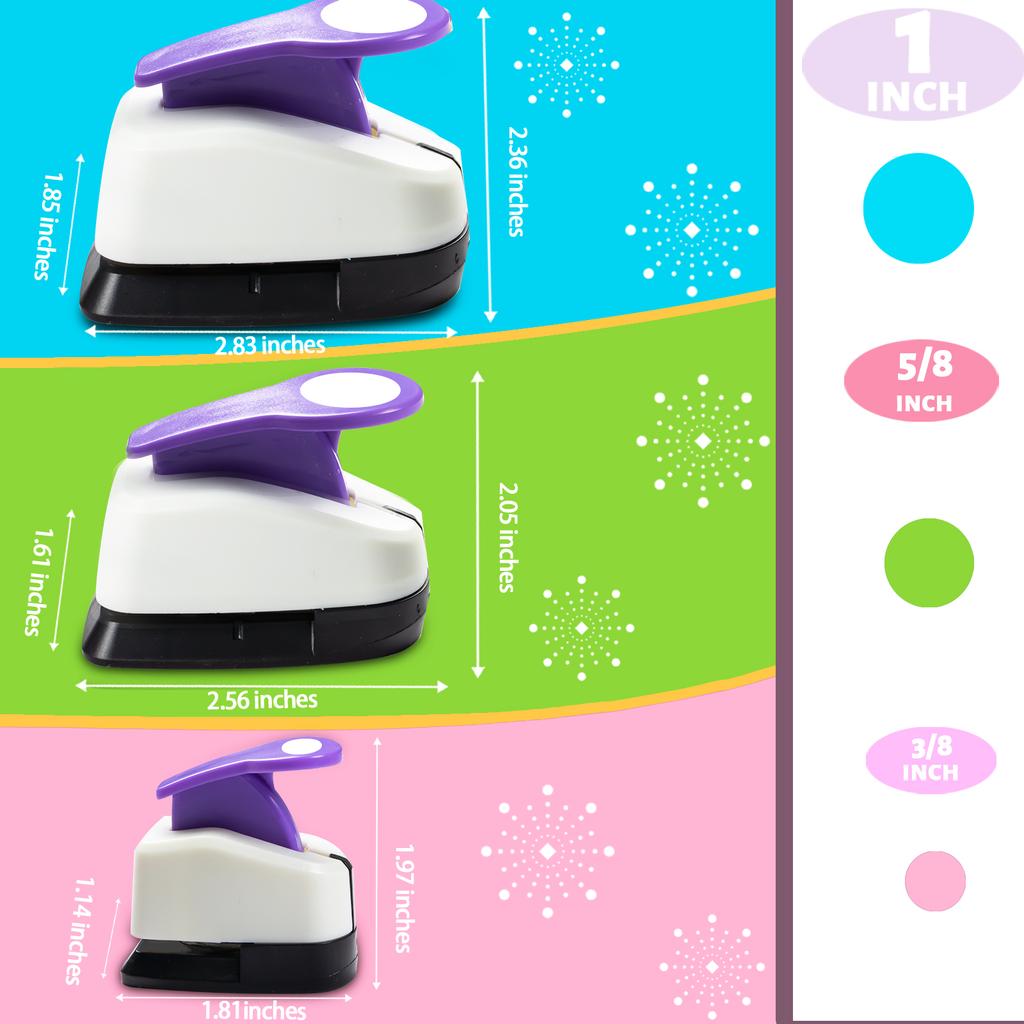 Circle hole Paper punch 50mm 38mm 25mm 16mm 9mm  35mm 28mm 22mm 18mm Circle paper Cutter Paper Punches for Paper Crafts