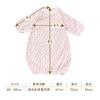 Cream de Coco Relaxed Jersey Floral Print for Premature Birth Weight Babies Made in Sizes Two-Way All-in-One [Crotch Snaps/2-Way] Newborn/Baby, Japan,