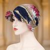 Print Design Hair Loss Cap Comfortable Visor Cap Slouch Design Chemo Caps  Head Scarf