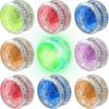 9pcs Led Light Yoyo Responsive Ball Bearing Yoyo Plastic Responsive