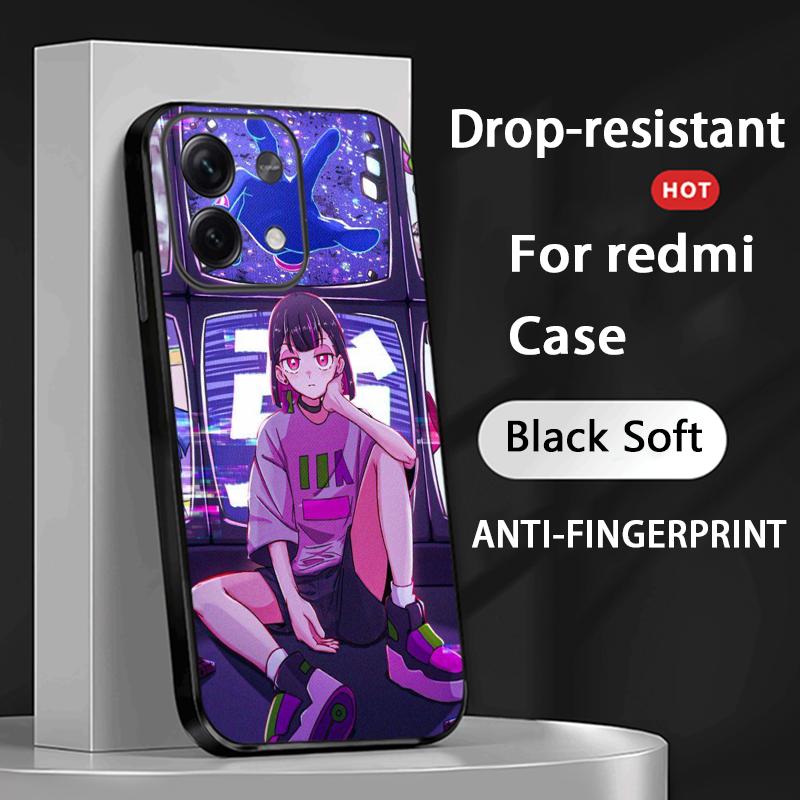 Zutomayo anime singer pattern design Phone Case For Redmi Note 14 13 12 11 Pro Plus S 5G 14C A3 Soft Black Phone Cover