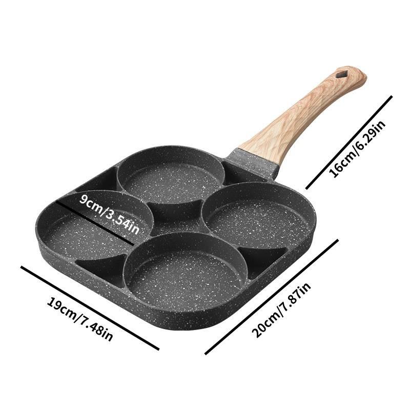 Pan Frying Multihole Omelet Pan Non Stick Egg Ham Pancake Breakfast Tool Maker