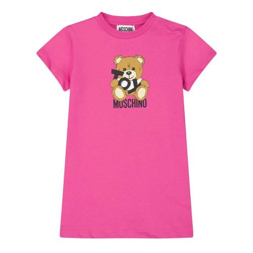 Moschino Girls Teddy Bear Sweatshirt Dress