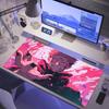Großes Gaming-Mauspad Jujutsu Kaisen Mauspads Anime Gojo Satoru Schreibtischunterlage Gamer Firma Tastatur Mauspads Computerteppich