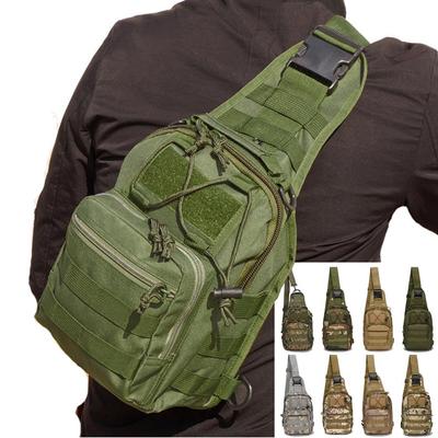Shoulder Bag Sling Backpack Army Camping Hiking Bag Outdoor Sports Chest Bag Travel Trekking Hunting Backpack
