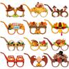 Halloween Festive Paper Glasses Photo Props Set For Holiday Decorations And Parties