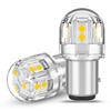 S25 Double Bulb LED White Explosive Light Tail Lamp/Brake Lamp