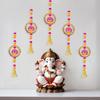 Divyakosh Lotus Hanging 6 Pcs 16 INCH| Floral Wall Hangings, Temple Decoration Items|