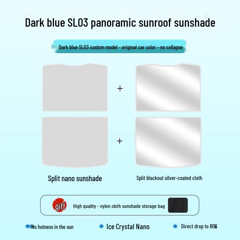 

Changan SL03 Panoramic Sunroof Sunshade and Heat Insulation Canopy