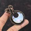 Milky Opal Rough Pendant Copper Wire Wrapped Pendant Handmade Beautiful Jewelry Real Gemstone Pendant Copper Wire Wrap Jewelry Gift For Wife