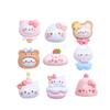 Glossy Cartoon Kitty Resin Shoe Buckle & Hair Clip DIY Accessory