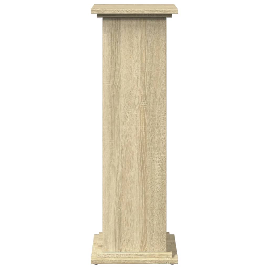 Pedestal with Storage Space Sonoma Oak Finish 31 X 30 X 90 Cm Engineered Wood