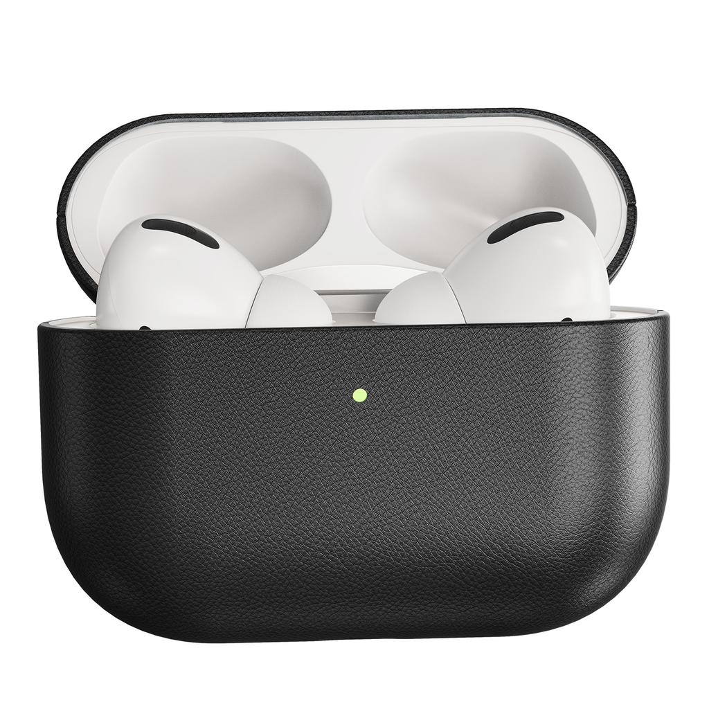 Oatsbasf Genuine Leather Earphone Cases for AirPods Pro 3 Luxury Protective Cover Case for Airpods Pro 3 Shockproof with Hook