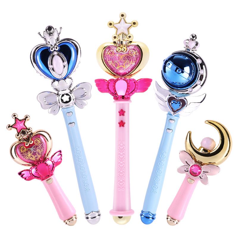 LED Light-Up Fairy Princess Wand with Music - Magical Toy for Girls