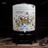Large Ceramic Filtered Water Dispenser with Faucet and Lid