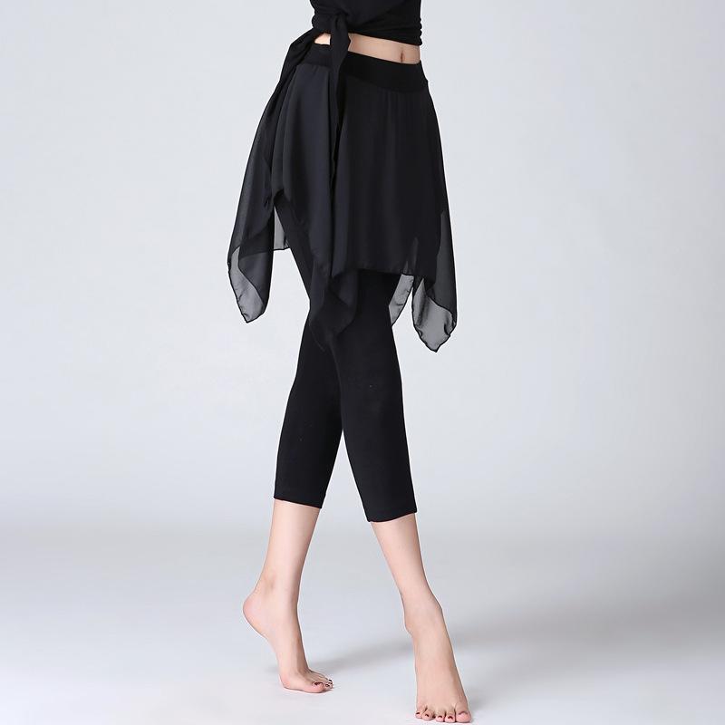 Women's Latin Dance Skirt Pants - Figure Skating & Ballet Dancewear
