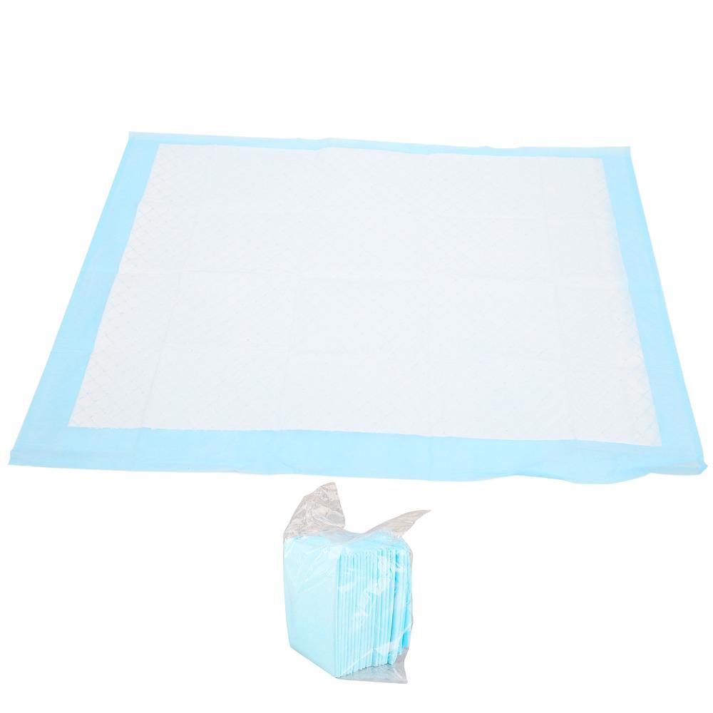 20pcs Strong Water Absorption Pet Pee Pads Blue Water Absorbent Pads Car Travel Use