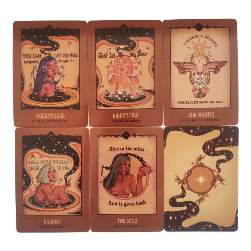 10.4*7.3cm Magical Spirit Oracle Deck: The Brilliance of You 44 Pcs Cards