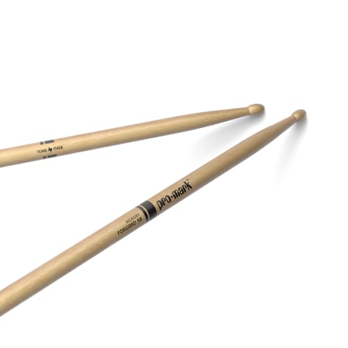 PROMARK Hickory Wood Tip Drumsticks, 5B, TX5BW (406 X 15mm)