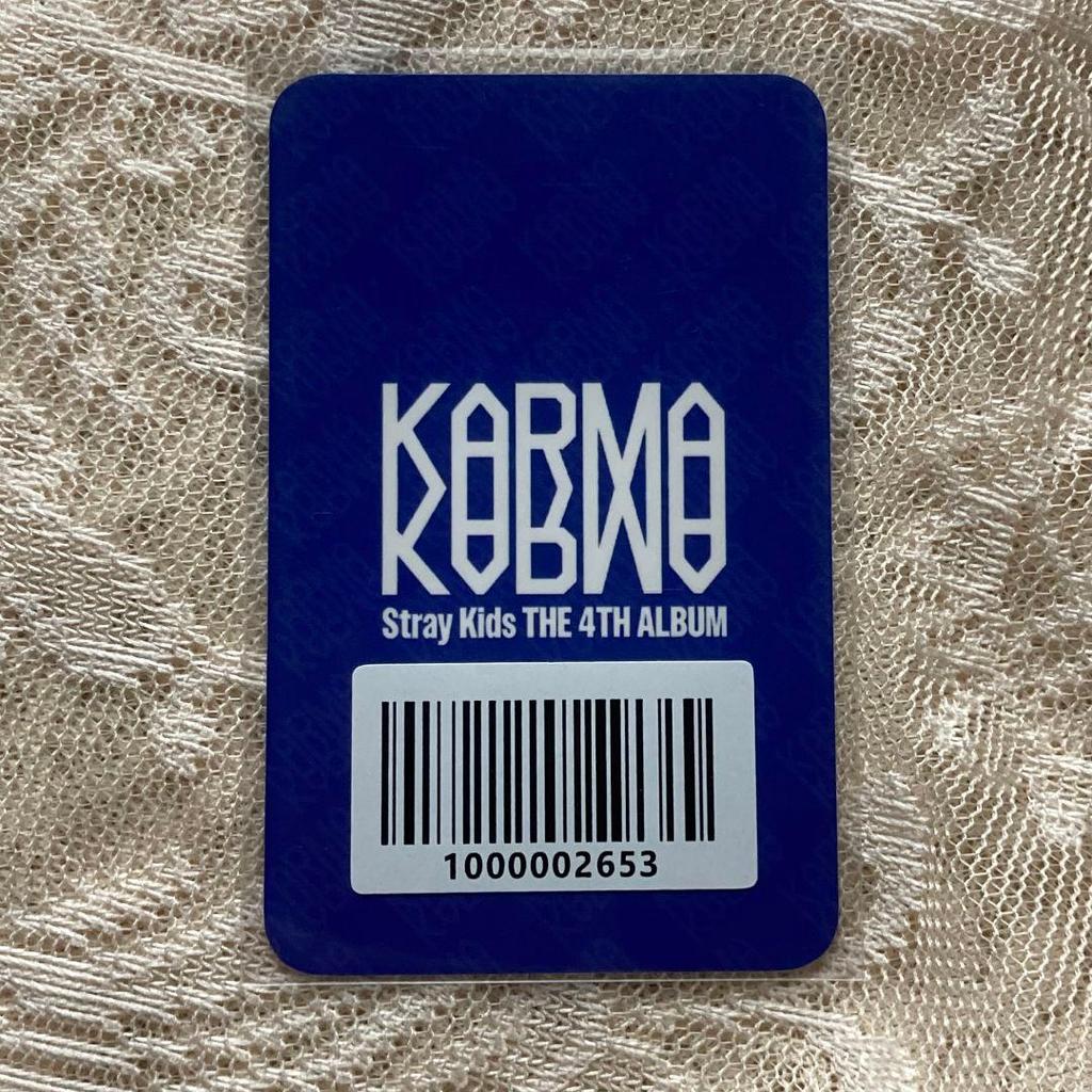 [USED] Straykids Hyunjin Purchase Bonus KARMA Fans Shop Trading Card