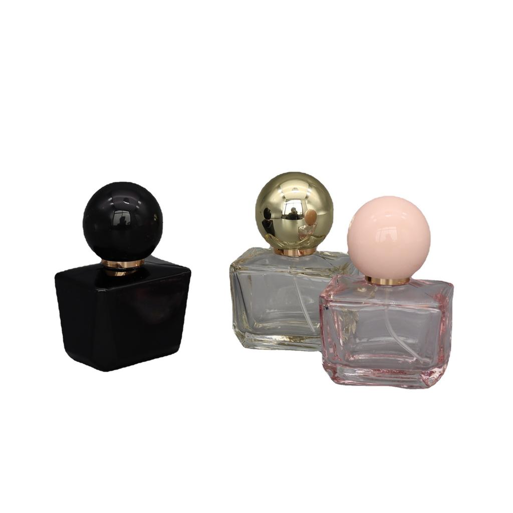 30ml High-End Glass Perfume Bottle Empty, Portable Refillable Spray Atomizer, Cosmetic Travel Container