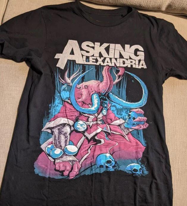 SALE Remake Asking Alexandria Devour Shirt black shirt gift for fan Unisex T-Shirt S