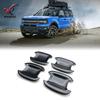 Car Accessories For Ford Bronco Sport   ABS Exterior Door Side Handle Bowl Cup Cover Trim 4pcs