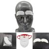 Christmas Santa Claus Eyebrows Beard Party Mask Set For Adults Soft And Fluffy Cotton Fabric