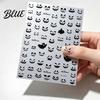 Halloween Nail Stickers Art Stickers 3D Embossed Skeleton Hand Pumpkin Bat Professional Salon Accessories Black Decals Self-Adhesive Manicure