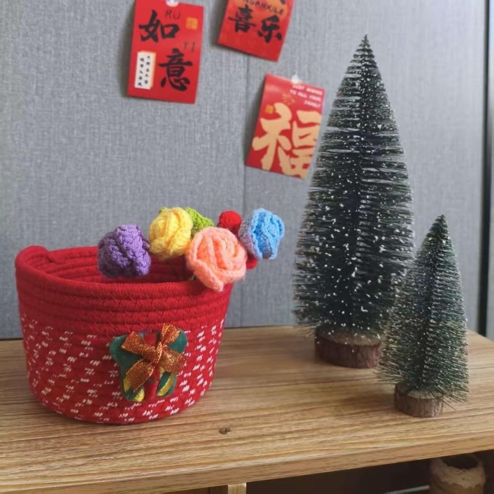 Multifunktionaler Schreibtisch-Organizer Weihnachtsmann Süßigkeiten-Aufbewahrungskorb Weihnachts-Aufbewahrungskorb Kinder