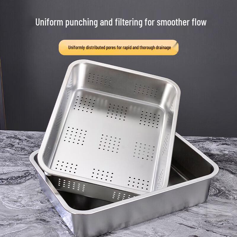 Diruien Commercial Stainless Steel Food Storage & Serving Pans