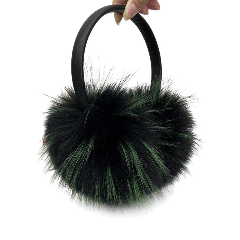 Fashionable Windproof Raccoon-Style Ear Muffs: Warm, Thickened Anti-Frost Ear Covers for Cycling