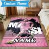 Custom Name Argentina's Victory Celebration Rug for Living Room, Game Rooms, Office, Bedroom, Floor Mat Playful Design, fan gifts Christmas decor