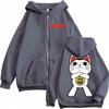 Anime Dandadan Turbo Granny Graphic Zipper Hoodies Men Women Fashion Cartoon Zip Up Sweatshirts