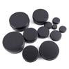 15-250ml Black Aluminum Cans Round Tin Box with Lid Metal Pill Cans Cream Ointment Jars Storage Container for Balm Wax Cosmetics