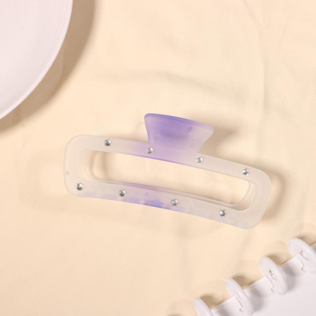 Gradient Jelly Claw Clip for Thick Hair - Updo Shark Clip Hairpin for Women