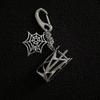 Gothic Punk Styles Detachable Key Chain And Metal Lighter Holder For Everyday Carry Lighter Protector Keychain