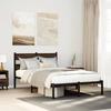 VidaXL Bed Frames Without Mattress with Headboard 120x200 Cm, Double Bed, Bedroom Furniture, Guest Bed, Bed, 4017149
