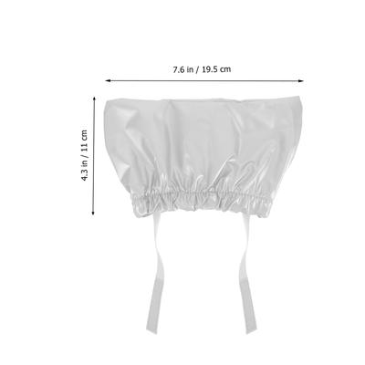 Waterproof Pet Shower Hat Satin Eva Material Reusable Bath Ear Cover for Cats Dogs Puppies Adjustable Chin Strap Comfortable