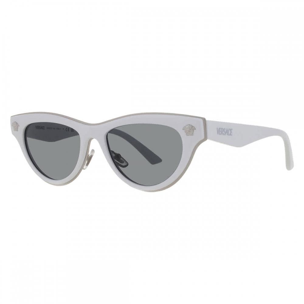 Versace Ladies Sunglasses Dark Grey Cat Eye Ve2273 314 87 52