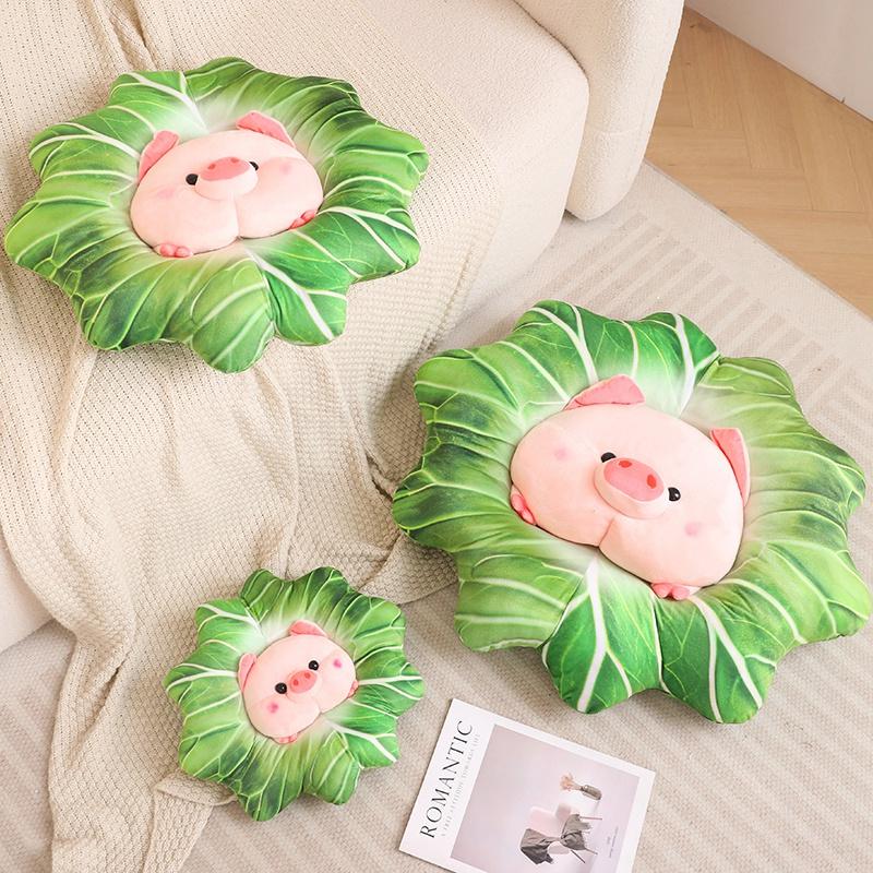 Cute Kawaii Cabbage Pig Doll Funny Stuffed Plush Toy Doll Pillow Birthday Christmas Gift
