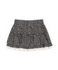 Ordinary Holiday Tiered Mini Skirt [Brown]