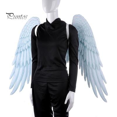 Halloween Cosplay Flügel Requisite mit Gummiband Kunstleder Gute Details Bühnenshow Performance Rollenspiele Party Tanz Gefälschter Flügel