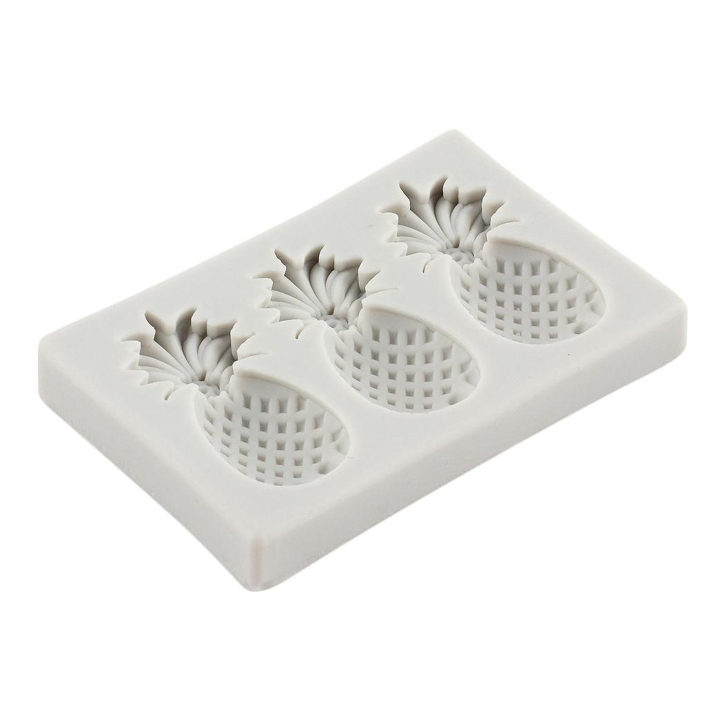 Pineapple Silicone Molds Mini Fruit Fondant Mold Cake Decorating Tools Cupcake Topper Chocolate Candy Craft Gum Paste Polymer Clay